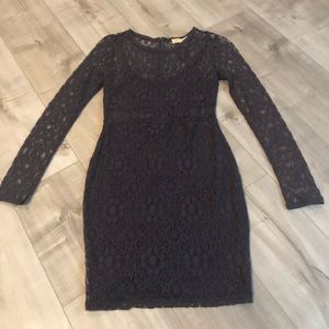 Black swan lace dress